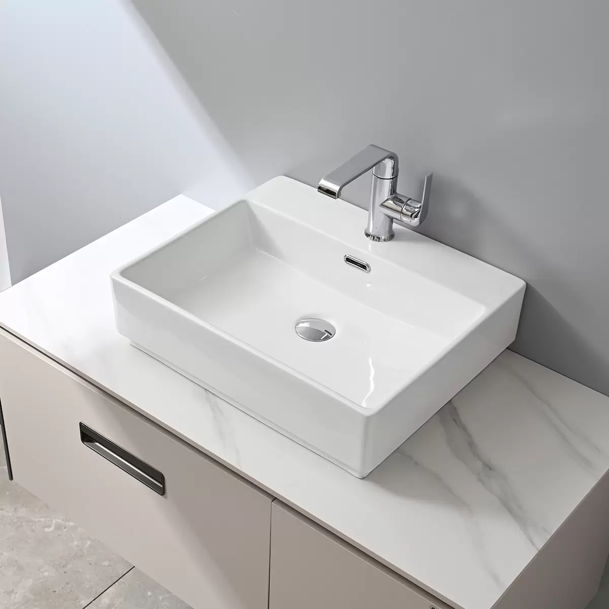 Lavabo Premium Moorefield Vienna Set de Fácil Instalación + Accesorios
